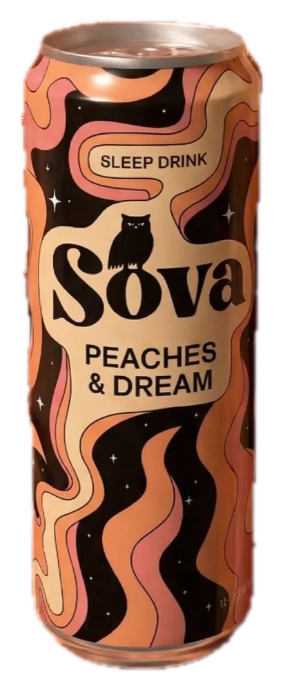 Sova Peaches and Dreams - 12 Pack can